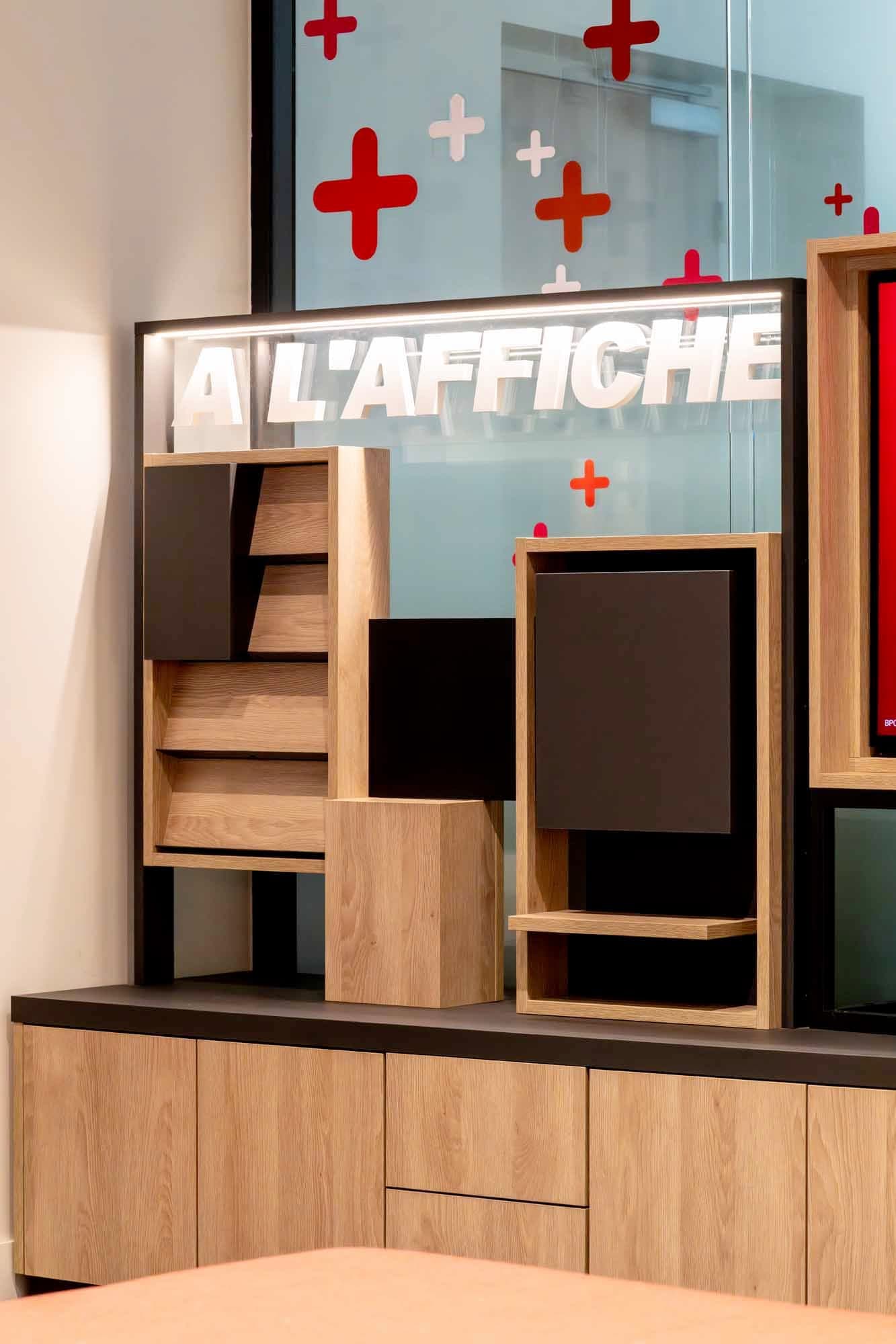The On Display module and its low cabinet.