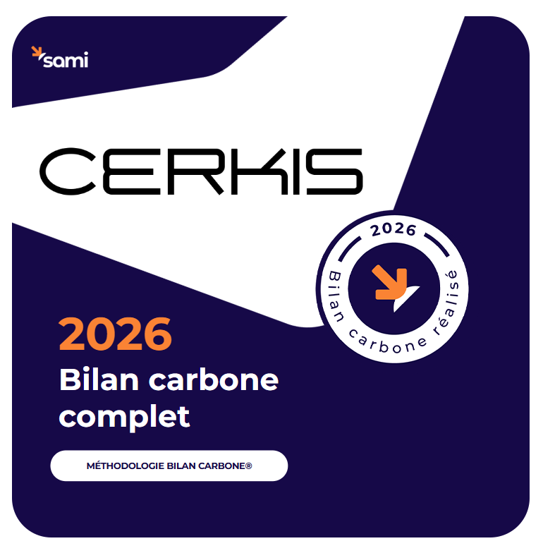 CERKIS 2026 carbon assessment certificate, completed with Sami